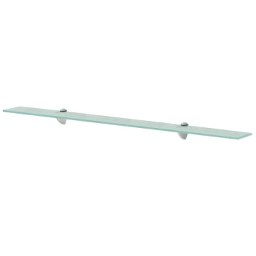 Rafturi suspendate, 2 buc., 100 x 20 cm, sticlă, 8 mm - Img 2