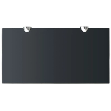 Rafturi suspendate, 2 buc., 40 x 20 cm, sticlă, 8 mm - Img 4