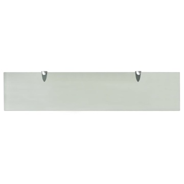 Rafturi suspendate, 2 buc., 90 x 20 cm, sticlă, 8 mm - Img 4