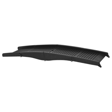 Rampă pliabilă pentru câini, negru, 153x40x12,5 cm, plastic - Img 4
