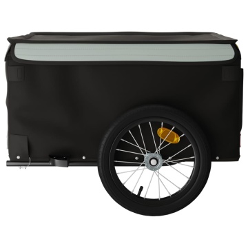 Remorcă pentru biciclete, negru și gri, 45 kg, fier - Img 5