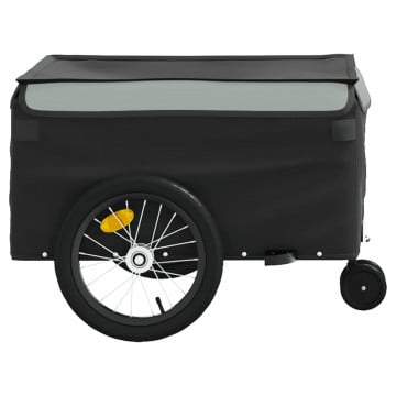 Remorcă pentru biciclete, negru și gri, 45 kg, fier - Img 6