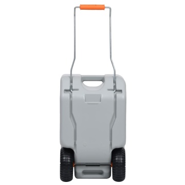 Rezervor de apă cu roți pentru camping, gri, 25 L - Img 4