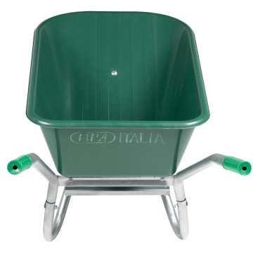 Roabă Verde 90 L 150 kg Oțel galvanizat și plastic - Img 3