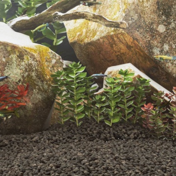Roci vulcanice, 10 kg, negru, 1-2 cm - Img 1
