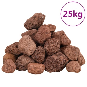 Roci vulcanice, 25 kg, roșu, 3-5 cm - Img 2