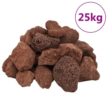 Roci vulcanice, 25 kg, roșu, 5-8 cm - Img 2