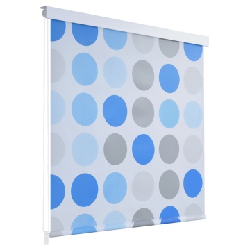 Roletă perdea de duș 80x240 cm Model cercuri - Img 1