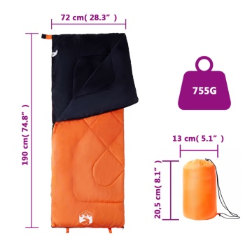 Sac de dormit pentru adulți de camping, 3 anotimpuri - Img 5