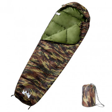 Sac de dormit tip mumie pentru adulți de camping, 3 anotimpuri - Img 1