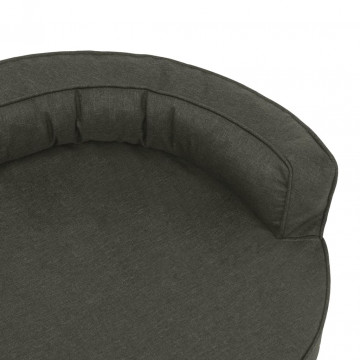 Saltea ergonomică pat de câini, gri închis, 75x53 cm, aspect in - Img 5