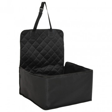 Scaun auto pentru câini, negru, 45x45x25/55 cm - Img 2