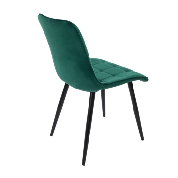 Scaun bucatarie tapitat S-214, Stofa, Verde - Img 3