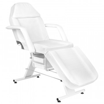 Scaun cosmetic Basic 202 alb - Img 1