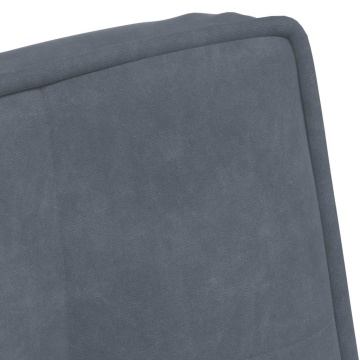 Scaun de relaxare gri închis 64x74x84 cm catifea - Img 6