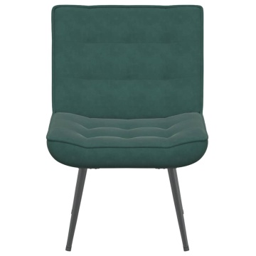 Scaun de relaxare Verde închis 64x74x84 cm catifea - Img 4