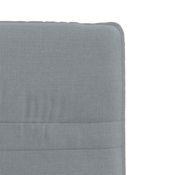 Scaune de bucătărie, 2 buc., gri deschis, material textil - Img 6