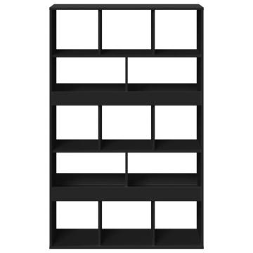 Separator de cameră, negru, 100x33x156,5 cm, lemn prelucrat - Img 4