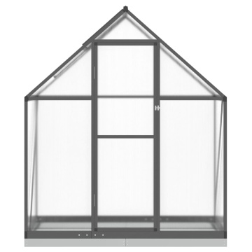 Sere cu cadru de bază, antracit, 169x58x202 cm, aluminiu - Img 3