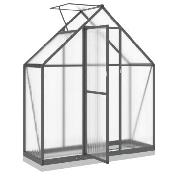 Sere cu cadru de bază, antracit, 169x58x202 cm, aluminiu - Img 5