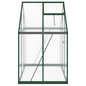 Sere cu cadru de bază, verde, 169x114x195 cm, aluminiu - Img 4