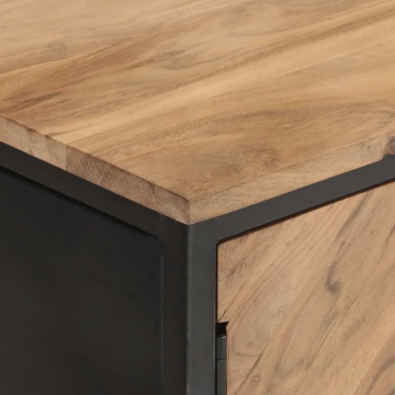 Servantă, 120 x 30 x 75 cm, lemn masiv de acacia - Img 5