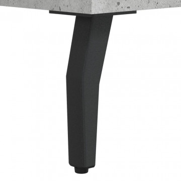 Servantă, gri beton, 34,5x32,5x90 cm, lemn prelucrat - Img 6