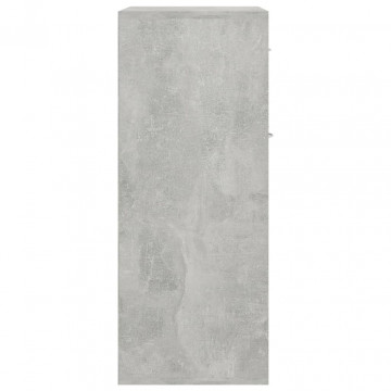 Servantă, gri beton, 60x30x75 cm, PAL - Img 7