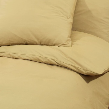 Set cu husă de pilotă, gri taupe, 200x200 cm, microfibră - Img 6