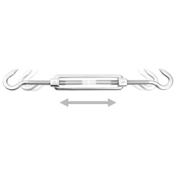 Set de accesorii parasolar, 9 piese, oțel inoxidabil - Img 2