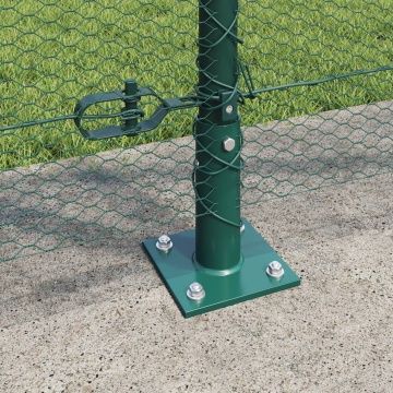 Set de Garduri Set de 2 Verde Oțel cu Vopsea 25 x 1.2 m - Img 4
