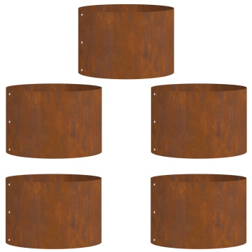 Set de Ghivece din Oțel Corten Oțel corten Mediu Durabil - Img 2