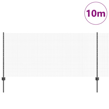 Set de Îngrădiri Set de 2 Gri Metal 10 x 1 m Rezistent - Img 3