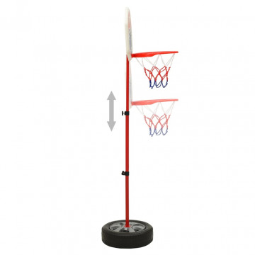 Set de joc de baschet pentru copii, reglabil, 120 cm - Img 4