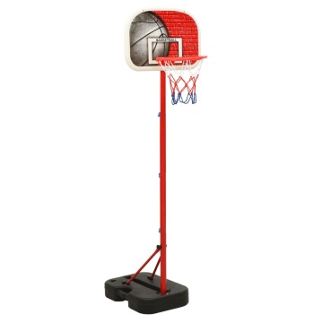 Set de joc de baschet portabil, reglabil, 138,5-166 cm - Img 1