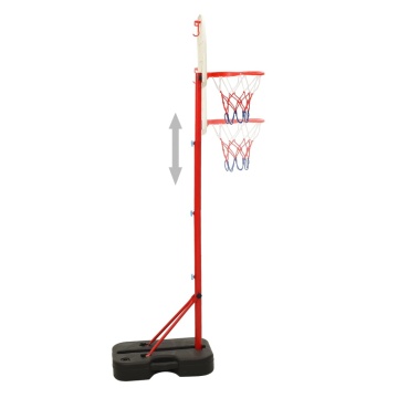 Set de joc de baschet portabil, reglabil, 138,5-166 cm - Img 3