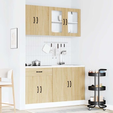 Set dulap de bucătărie din 4 piese „Kalmar” lemn stejar Sonoma - Img 3