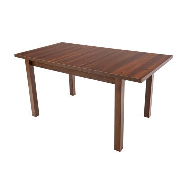 Set masa extensibila 120x150cm cu 4 scaune tapitate, mb-13 max5 si s-37 boss7 o2, nuc, lemn masiv, stofa - Img 5