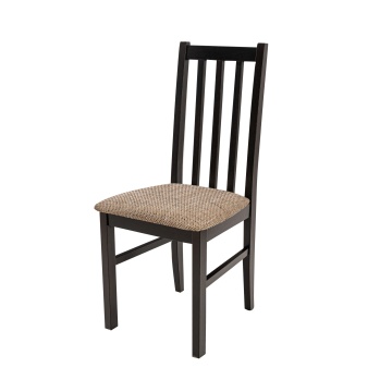 Set masa extensibila 120x150cm cu 4 scaune tapitate, mb-13 max5 si s-38 boss10 w2, wenge, lemn masiv, stofa - Img 5