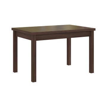 Set masa extensibila 120x150cm cu 6 scaune tapitate, mb-13 max5 si s-37 boss7 o15, nuc, lemn masiv de fag, stofa - Img 5