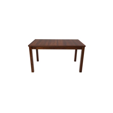 Set masa extensibila 140-180x80 cm cu 4 scaune tapitate, mb-21 modena1 si s-37 boss7 o15, nuc, lemn masiv de fag, stofa - Img 4