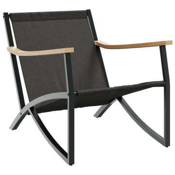 Set mobilier de balcon, 4 piese, cu perne, negru, oțel - Img 4
