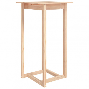 Set mobilier de bar, 3 piese, lemn masiv de pin - Img 5
