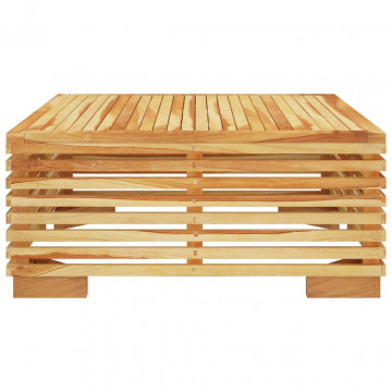 Set mobilier de grădină, 2 piese, lemn masiv de tec - Img 6