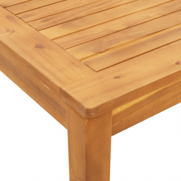 Set mobilier de grădină, 3 piese, lemn masiv de acacia - Img 6