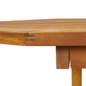 Set mobilier de grădină, 5 piese, lemn masiv de acacia - Img 5