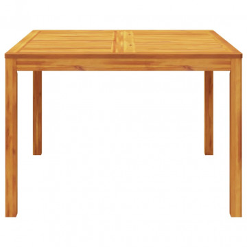 Set mobilier de grădină, 5 piese, lemn masiv de acacia - Img 4