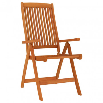 Set mobilier de grădină, 5 piese, lemn masiv de eucalipt - Img 8