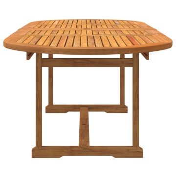 Set mobilier de grădină, 7 piese, lemn masiv acacia/textilenă - Img 8