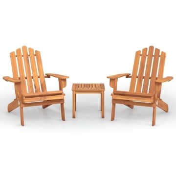 Set mobilier de grădină Adirondack, 3 piese, lemn masiv acacia - Img 2